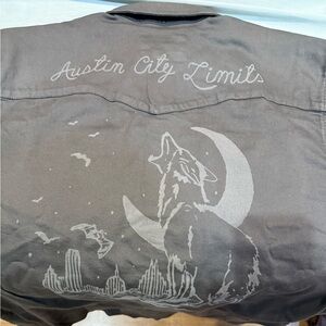 Poncho Outdoors x Austin City Limits 25’ Collaboration Men MEDIUM Slim - EUC